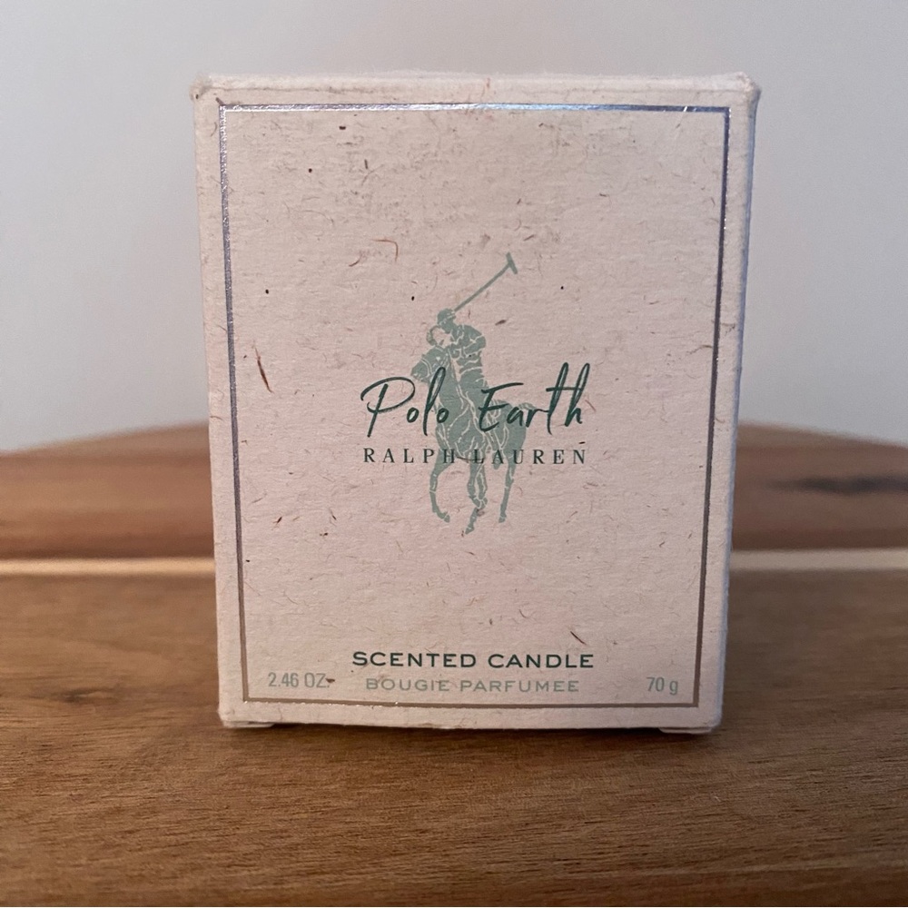 RALPH LAUREN Polo Earth Scented Candle Bougie Perfumee 2.46 oz 70g New In Box